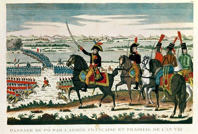 Passage to Po, before the Battle of Marengo, Prairial, Year VIII by French School